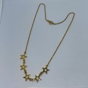 Gold  Star Necklace